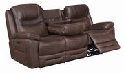 Power2 sofa in chocolate faux suede by Coaster additional picture 8