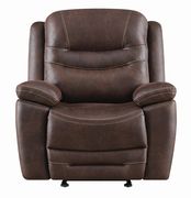 Power2 glider recliner in chocolate faux suede by Coaster additional picture 6