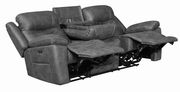 Power2 sofa in dark gray faux suede by Coaster additional picture 8