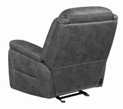Power2 glider recliner chair in faux suede by Coaster additional picture 2