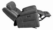 Power2 glider recliner chair in faux suede by Coaster additional picture 3