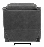 Power2 glider recliner chair in faux suede by Coaster additional picture 4