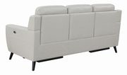 Power sofa in beige leather / pvc by Coaster additional picture 3
