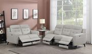 Power sofa in beige leather / pvc by Coaster additional picture 9