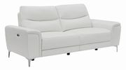 Power sofa in white leather / pvc by Coaster additional picture 8