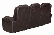 Power2 sofa in top grain espresso leather additional photo 2 of 11