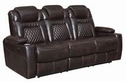 Power2 sofa in top grain espresso leather by Coaster additional picture 11