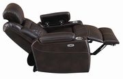 Power2 recliner in espresso top grain leather additional photo 2 of 10