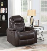 Power2 recliner in espresso top grain leather by Coaster additional picture 11