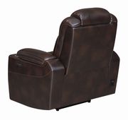 Power2 recliner in espresso top grain leather additional photo 3 of 10