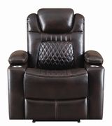 Power2 recliner in espresso top grain leather by Coaster additional picture 6