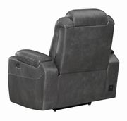 Power2 recliner charcoal gray recliner chair by Coaster additional picture 2
