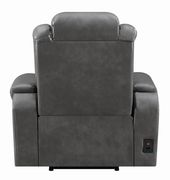 Power2 recliner charcoal gray recliner chair by Coaster additional picture 4