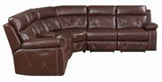 6 pc power2 sectional in chocolate leather / pvc by Coaster additional picture 2