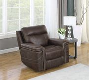Power2 glider recliner in suede fabric by Coaster additional picture 10