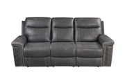 Power2 sofa in charcoal performance fabric additional photo 5 of 8