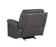 Power2 glider recliner in charcoal performance suede by Coaster additional picture 2
