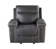 Power2 glider recliner in charcoal performance suede by Coaster additional picture 6