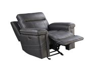 Power2 glider recliner in charcoal performance suede by Coaster additional picture 7