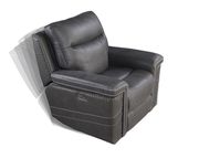 Power2 glider recliner in charcoal performance suede by Coaster additional picture 8