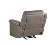 Power2 glider recliner in taupe suede fabric by Coaster additional picture 2