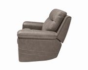 Power2 glider recliner in taupe suede fabric by Coaster additional picture 4