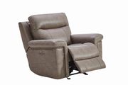 Power2 glider recliner in taupe suede fabric by Coaster additional picture 8