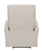 Power recliner upholstered in beige performance-grade chenille by Coaster additional picture 7