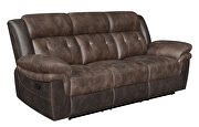 Power motion sofa in chocolate and dark brown exterior by Coaster additional picture 14