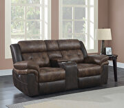Power loveseat in chocolate and dark brown exterior additional photo 2 of 12