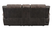 Power loveseat in chocolate and dark brown exterior by Coaster additional picture 13
