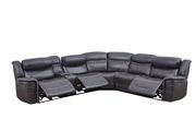 6 pc power2 sectional in charcoal faux suede by Coaster additional picture 7