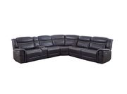 6 pc power2 sectional in charcoal faux suede by Coaster additional picture 9