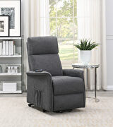 Power lift massage chair in charcoal by Coaster additional picture 2