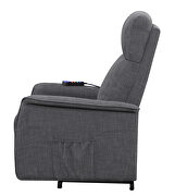 Power lift massage chair in charcoal by Coaster additional picture 4