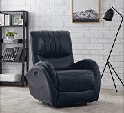 Power3 recliner in blue top grain leather by Coaster additional picture 2