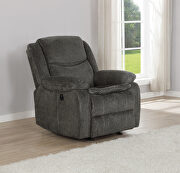 Power glider recliner in gray performance fabric by Coaster additional picture 8