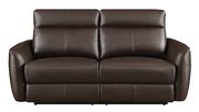 Casual dark brown power sofa by Coaster additional picture 5