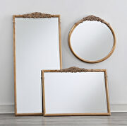 Vintage gold mantel mirror by Coaster additional picture 2