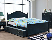 Transitional style blue finish twin bed by Furniture of America additional picture 2