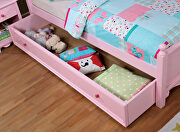Transitional style pink finish twin bed by Furniture of America additional picture 16