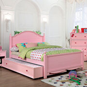 Transitional style pink finish twin bed by Furniture of America additional picture 4