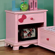 Transitional style pink finish twin bed by Furniture of America additional picture 7