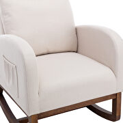 Comfortable rocking chair in light brown by La Spezia additional picture 3