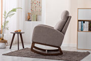 Comfortable rocking chair in gray by La Spezia additional picture 2