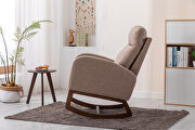 Comfortable rocking chair in camel by La Spezia additional picture 6