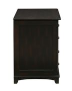 Transitional cappuccino file cabinet by Coaster additional picture 3