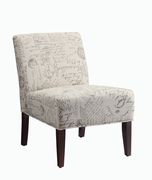 French script beige accent chair by Coaster additional picture 2