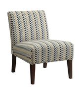 Blue/beige accent chair by Coaster additional picture 2