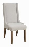 Solomon beige and brown dining chair by Coaster additional picture 2